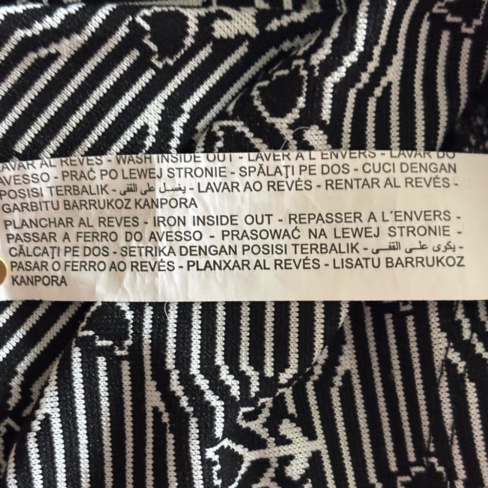 Zara black and white cropped tank top Size S - Picture 6 of 7